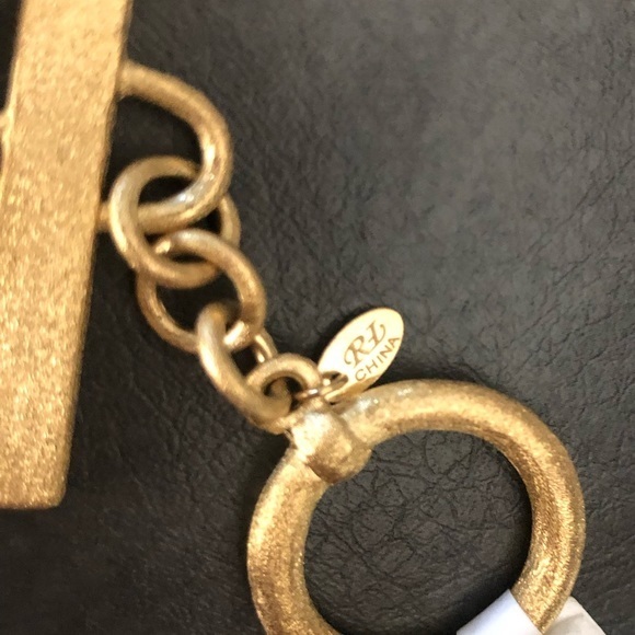 Rivka Friedman Gold Rock Crystal + Satin Pebble 3 Row Bracelet - Picture 5 of 5